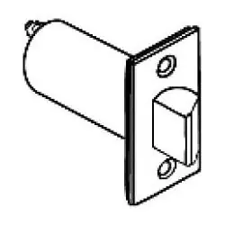 CAL-ROYAL ULSLS238US26D Cylinder Leverset Spring Latch, 2-3/8 Backset, Satin Chrome, With Faceplate
