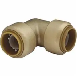 SharkBite SKBU256 3/4 Inch Brass Elbow Push-Fit