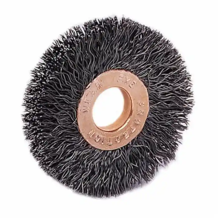 Weiler 16853 Wheel Brush 2 in Diameter 3/8 in Width 1/2 in Arbor Diameter