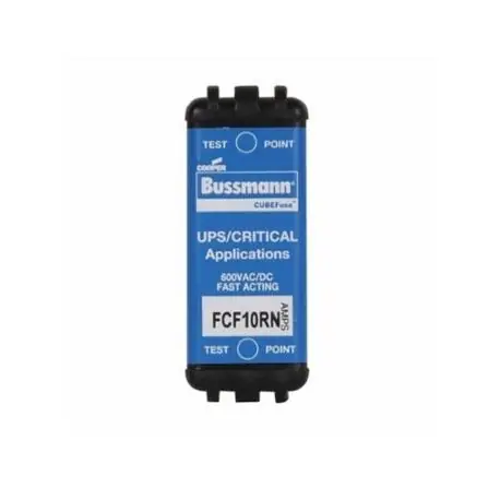 Eaton FCF20RN Fast Acting Cubefuse 20 A 600 VAC/VDC Rectangle Body Class CF