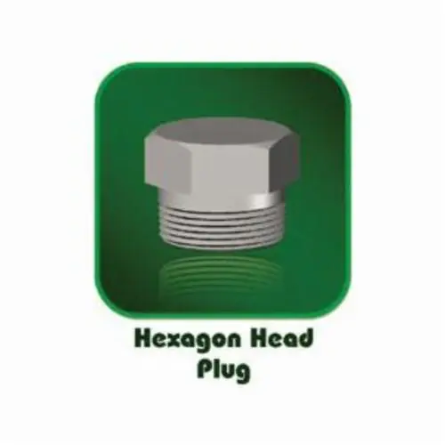 Penn MACHINE 12203505 Hex Head Pipe Plug 1/2 in NPT End Style