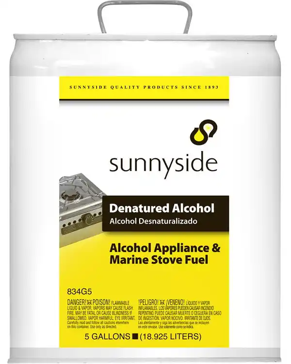 Sunnyside 834G5 Clear Denatured Alcohol 5 Gal.