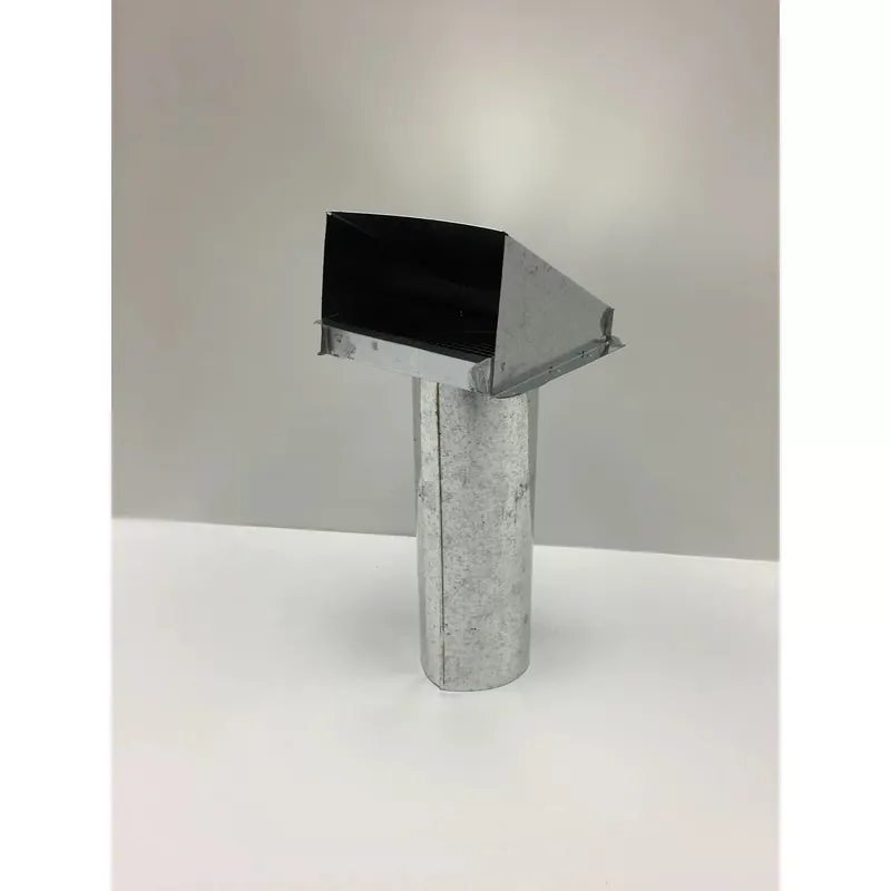 Crown Products 349OSL4 Wall Vent 4-inch Diameter with Screen, 12-inch Collar 1-inch Offset Side