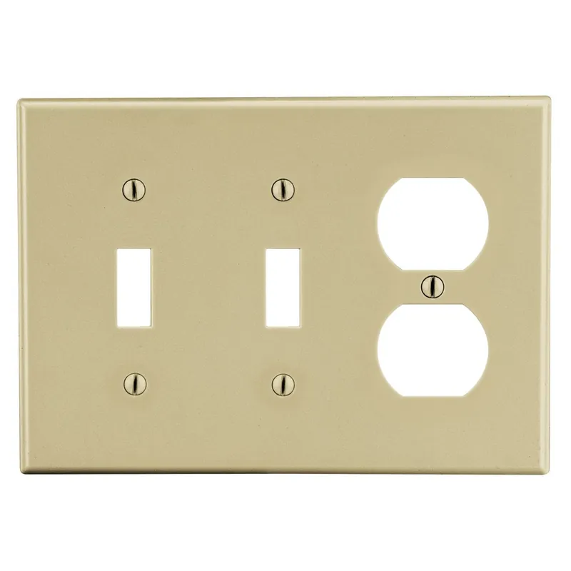 Hubbell Wiring Device-Kellems P28I HWDK P28I WALLPLATE 3-G 2) TOG 1)