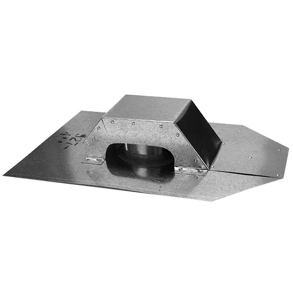Cody Company 9277 7-in Fan Vent, Galvanized Metal