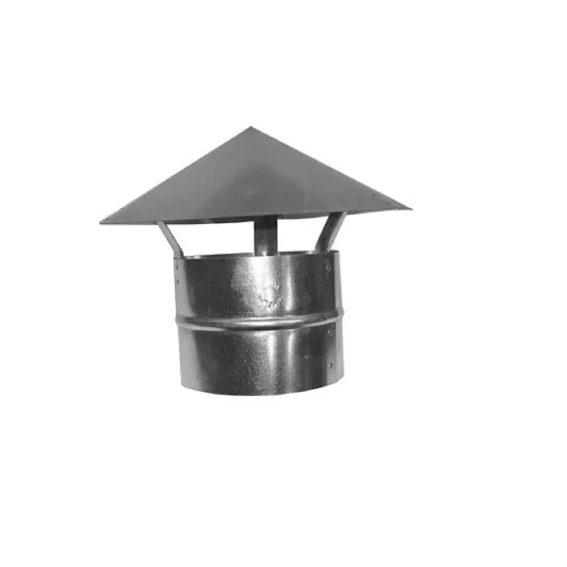 Air Duct Products 6546.04-025 Aluminum Rain Cap 4 Inches