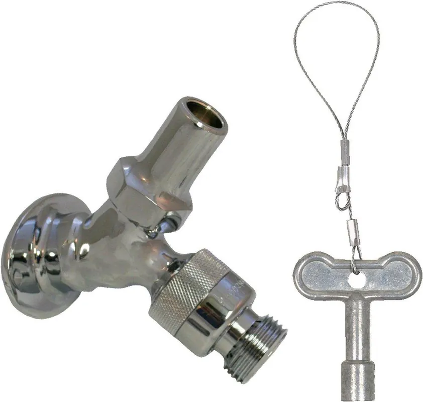 PRIER Products C-255CP.50 C-155 Angle Brass 1/2 in. FPT Sillcock