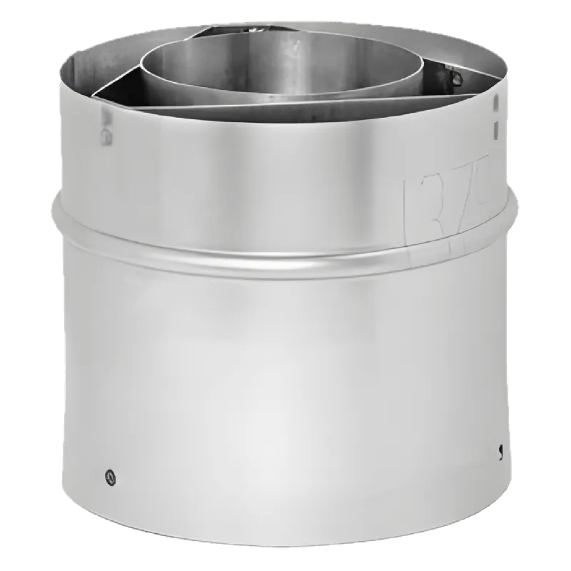 Metal-Fab 3CGRLSV Metal Fab Corr/Guard Vertical Rinnai Appliance Adapter, 3 inch ID x 5.06 OD