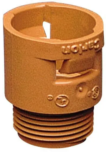 ABB A343F Non-Metallic Threaded Adapter 1 Inch with Plenum-Gard