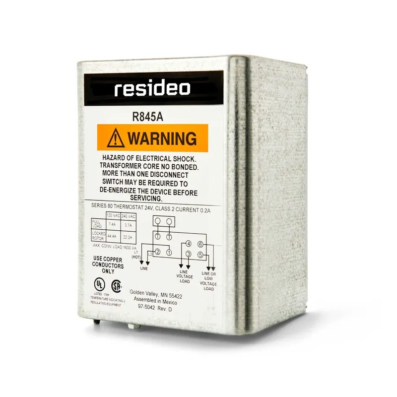 Resideo R845A1030/U Relay Switching with Internal Transformer DPST 120 Volt