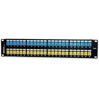 Signamax 48U-HDMMP-C6 48-Port CAT6 Field-Configurable Unloaded Panel, 1.75 High