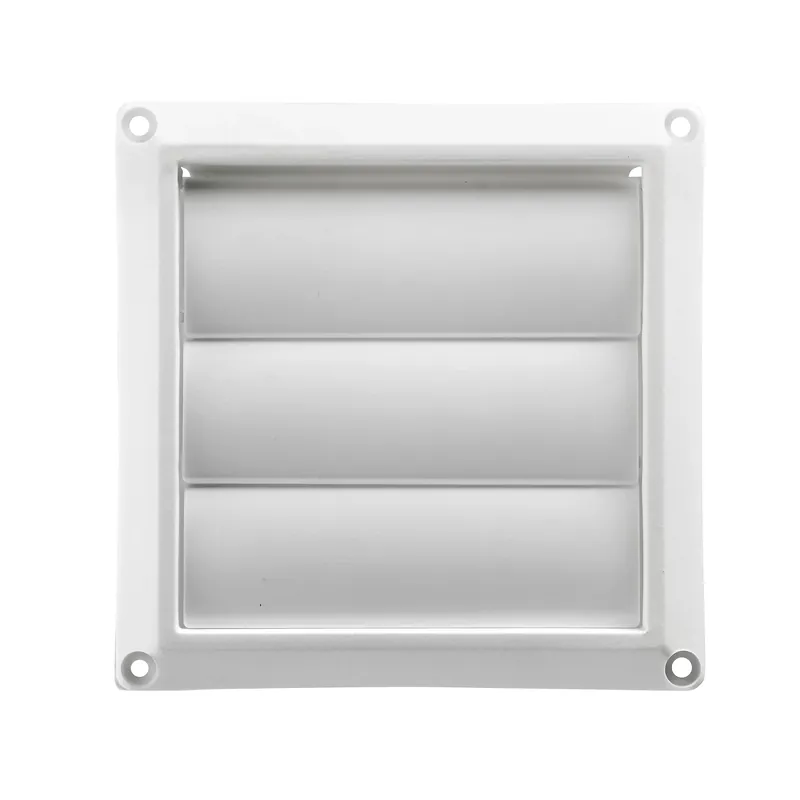 Lambro 650-014 Vent Hood 4 Inch White Louvered SUPURR-VENT