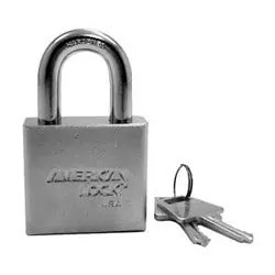 American lock A5260KD rekeyable padlock different keyed 5-pin tumbler 2 width x 3/4 thickness