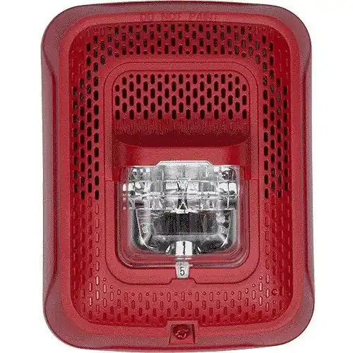 System Sensor SPSRL-P L-Series Speaker Strobe Wall Mount Red