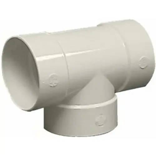 Nibco SDSTS 4 inch SDR 35 D-3034 PVC Sewer Straight Tee, Hub x Hub