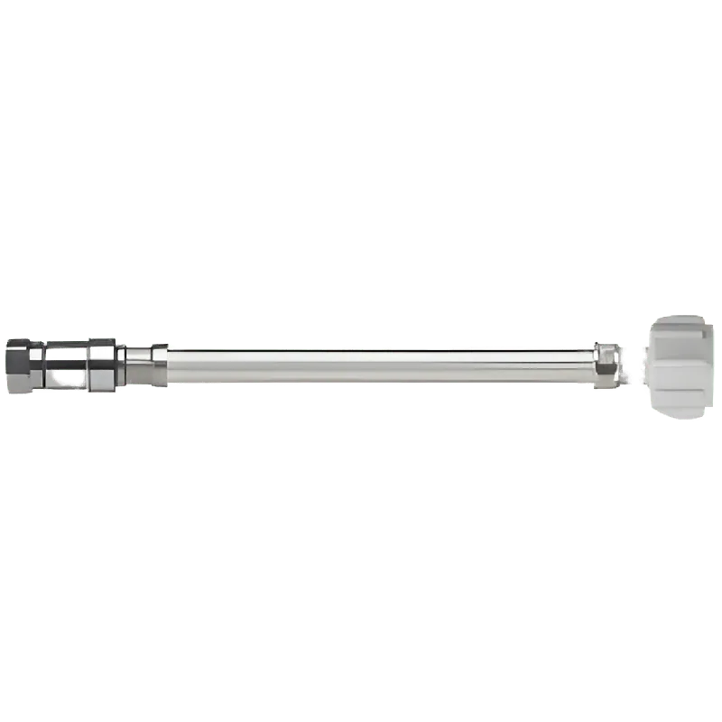 Approved Vendor FS-3809TSS 3/8 inch x 7/8 inch Stainless Steel Braided Toilet Connector, Compression x Ballcock, 9 inch Length