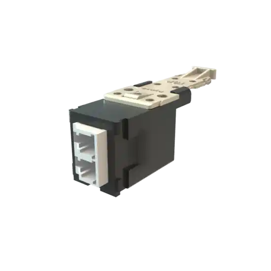 Ortronics HDFM-HLC2CB-00 HDJ Insert, Black Housing, Hybrid, White
