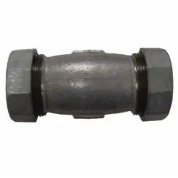 SPS Approved Vendor LGCCH 1 inch Galvanized Malleable Iron Long Coupling Compression x Compression
