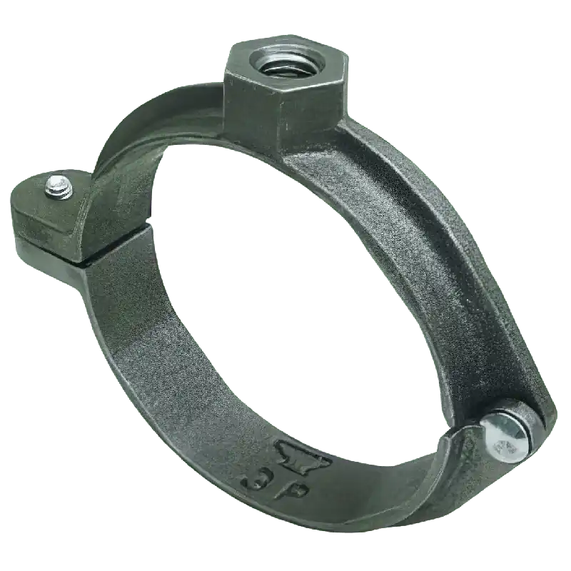 Approved Vendor BSPCLF 3/4 inch Black Malleable Iron Extension Split Pipe Clamp
