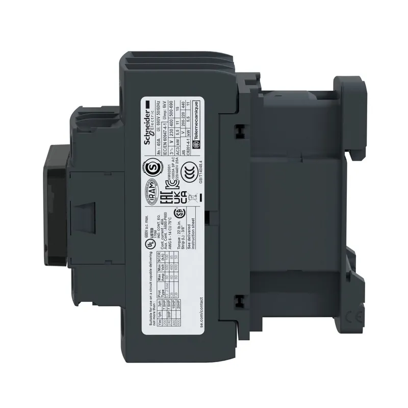 Schneider Electric LC1D25JD IEC Contactor 25A 15HP at 480VAC