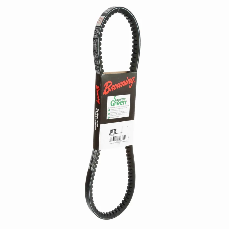 Browning 2351377 BX36 Gripnotch Belt - V-Belt Cogged Power Transmission Belt Replacement BX36