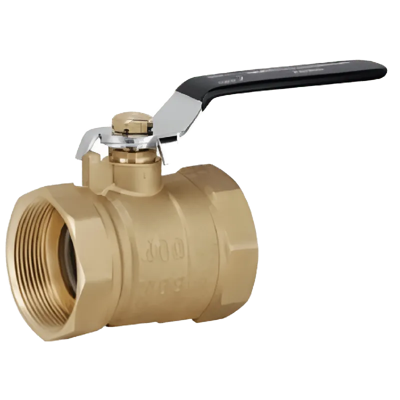 Matco-Norca 752T05N 1 Inch Brass Standard Port Ball Valve Lead-Free FIP x FIP