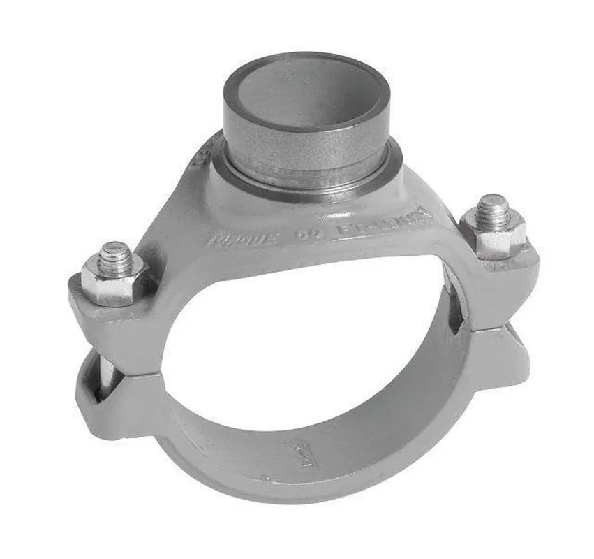 Victaulic CE65920GE1 FireLock Style 920 6 x 6 x 2-1/2 in. Grooved Domestic Hot Dipped Galvanized Ductile Iron Mechanical Tee