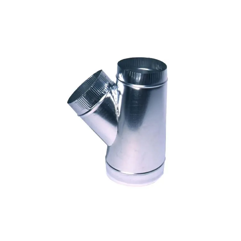 Air Duct Products 8133.080604-26 8 Inch x 6 Inch x 4 Inch Splitter Wye Sealed 26 Gauge