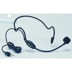 TOA WH-4000H Headset Condenser Microphone with Adjustable Band, 1.3 m Cable