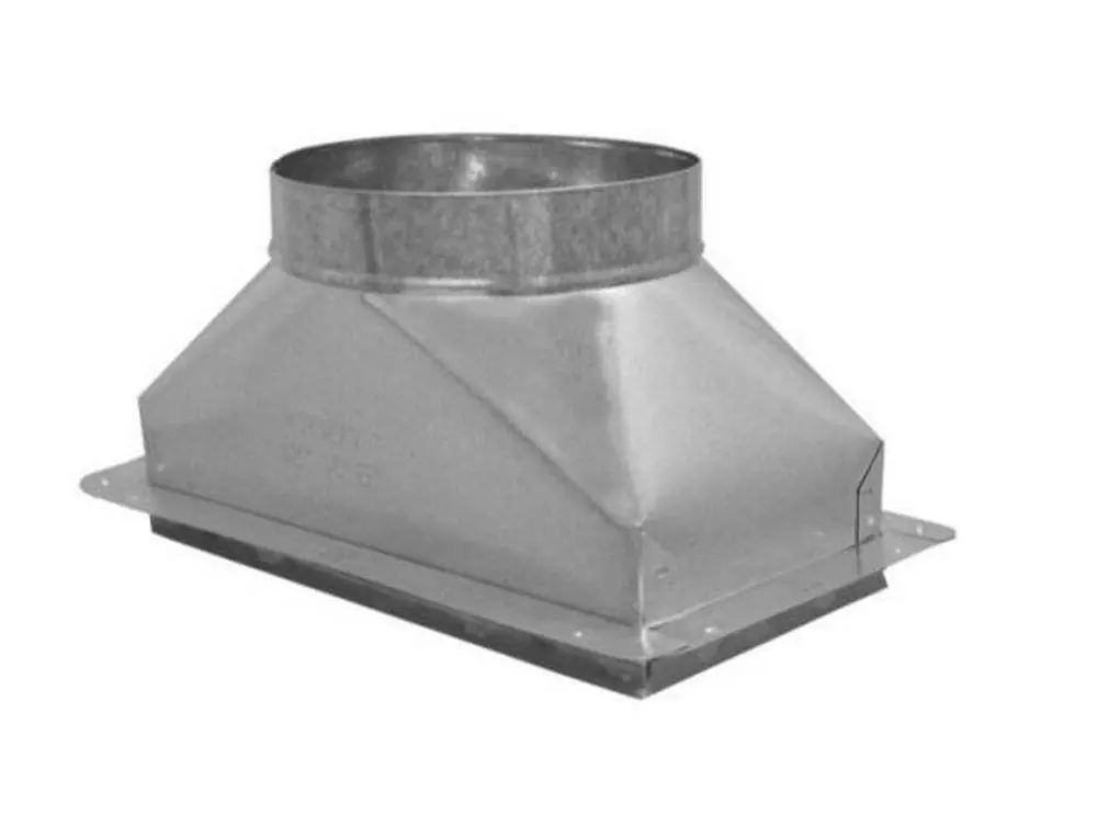 Cody Company 6016106 6 in x 10 in x 6 in Duct Square-To-Round COD601U10U