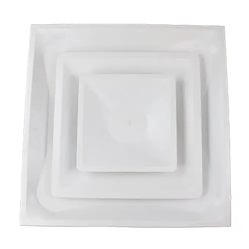 Metal-Fab MFLCI2CX Temp/Guard Insulated 2-Cone Ceiling Diffuser Light Commercial No Collar