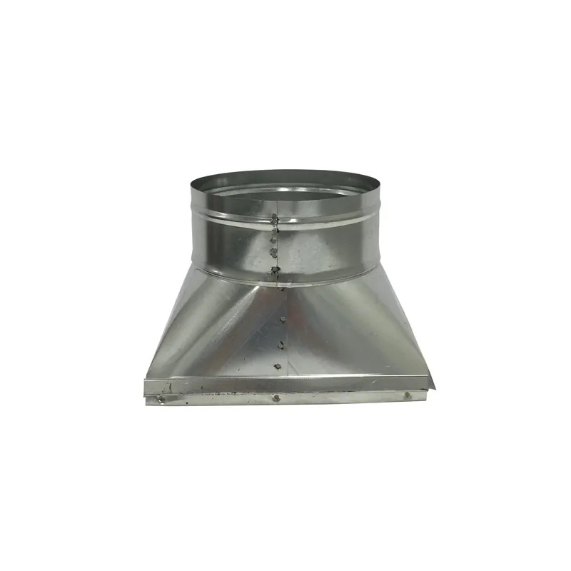 Air Duct Products 5405.1007-26 Straight Register Boot 26 Gauge Steel Boot Size 10 inches x 7 inches SB100726