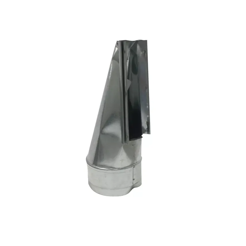 Air Duct Products 5407.1207-26 Angled Short Side Register Boot 26 Gauge
