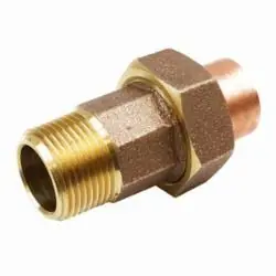 SPS Approved Vendor CMUFLF 3/4 inch Copper Lead-Free Union SWT x MIP