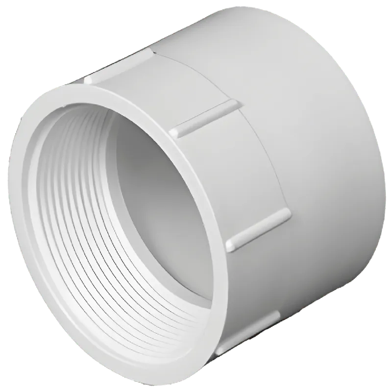 Approved Vendor PVC101 8 Inch PVC DWV Female Adapter Hub x FPT