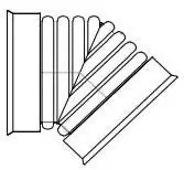 Advanced Drainage Systems 1297AN65BP Duel Wall Bend Pipe 45 Degree