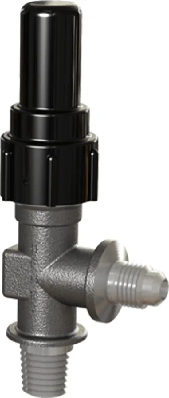 Henry Technologies 7772 Shut-Off Valve Steel 1/4 FPT x 1/4 FPT Bottom