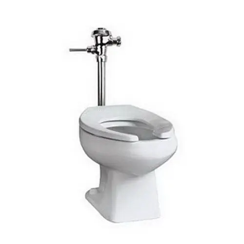 Mansfield Plumbing 1311NSWH Baltic 1.6 gpf 10 inch Rough-In Elongated Front Toilet Bowl Only 1-1/2 inch Top Spud