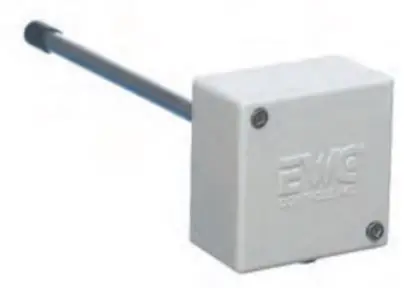 EWC Controls SAS/RAS Supply Air/Return Air Sensor for Use With Ultra-Zone Damper 5-1/2 in Insertion