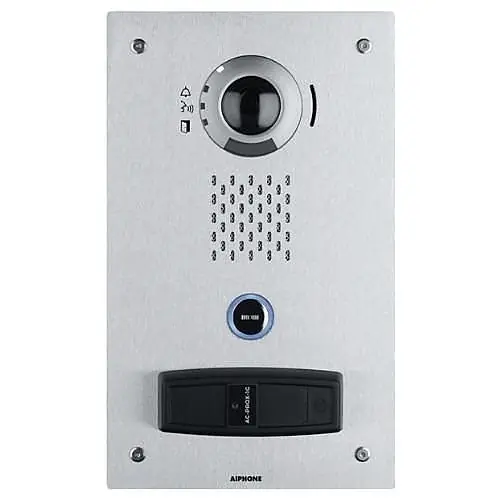 Aiphone IX-DVF-PR Vandal-Resistant Flush Mount IP 1.23 MP Video Door Station with Proximity Card Reader