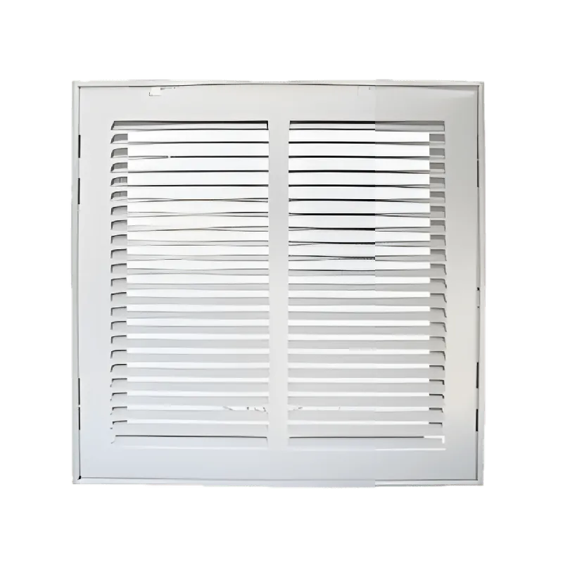 Metal-Fab RFG1224W Steel Return Air Filter Grille 12 inch x 24 inch