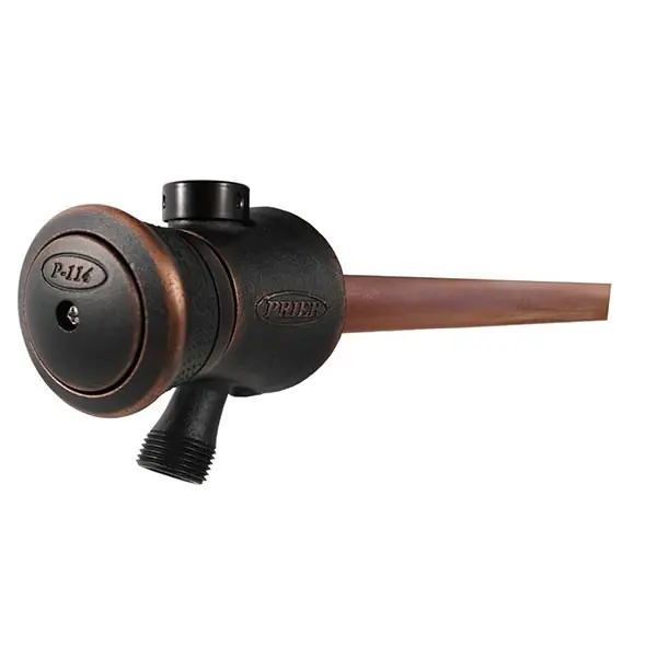 Prier P-114X10-ORB 10-in Freezeproof Anti-Siphon Cold Temp Only Outdoor Water Hydrant With EPDM Backflow Preventer, 1/2 in Crimp PEX