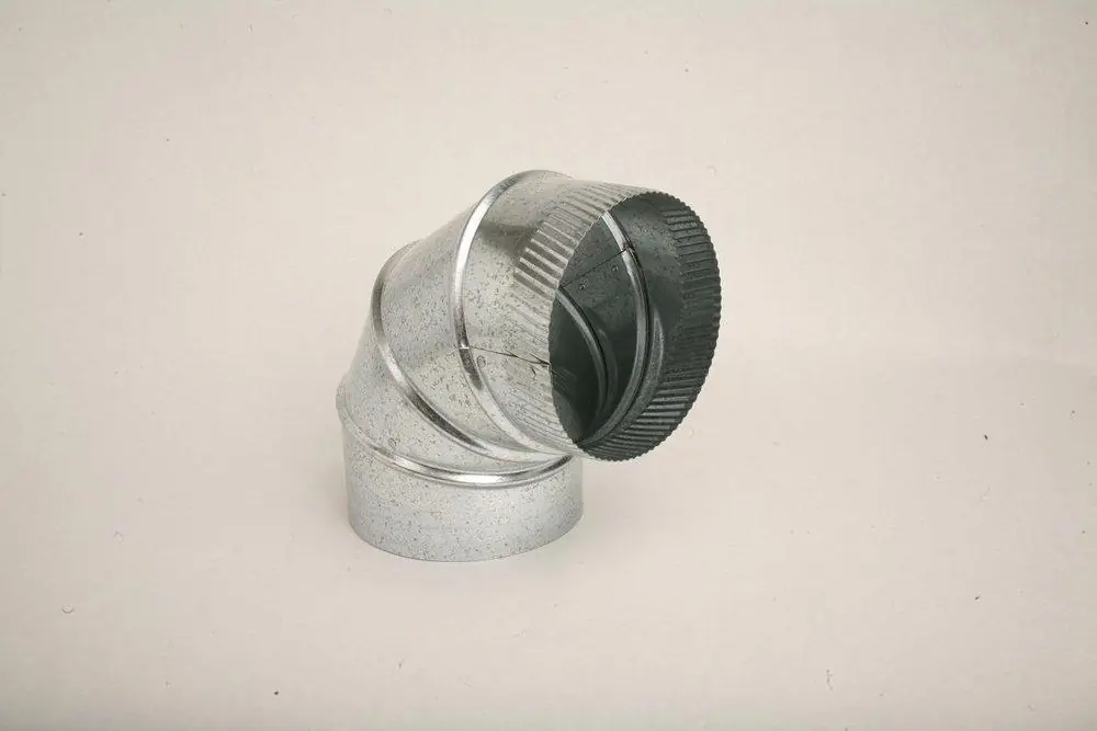 Gray Metal South 20-26-302 20 in. 26 ga 90 Degree Duct Elbow