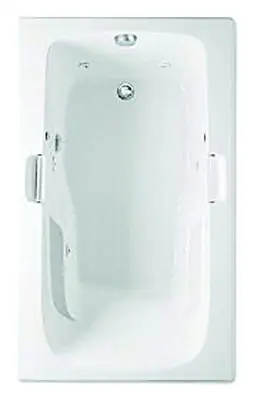Aquatic 4160621V-WH Montrose-I Whirlpool Tub 60 x 36 x 21-1/2