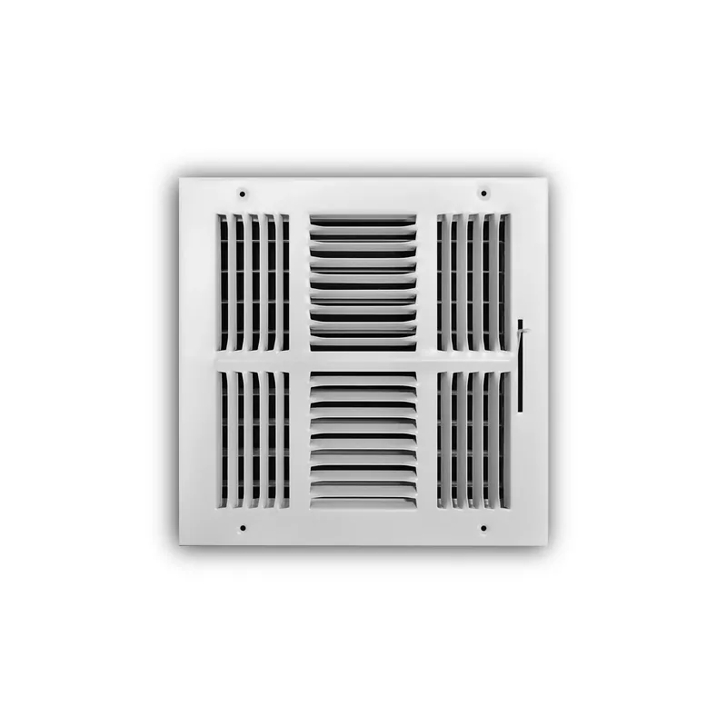 TRUaire 104M18X18 18x18 Inch 4-Way Side Wall Ceiling Register