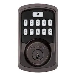 Kwikset 99420-002 Aura Bluetooth Keypad Smart Lock SmartKey Security Venetian Bronze