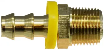 Midland 30206 1/2 X 3/8 PO(HB X MIP Adapter) Brass Fittings