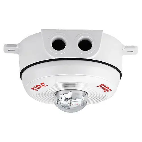 System Sensor PC2WHK SpectrAlert Advance Outdoor Selectable Output Horn Strobe, 2-Wire, High CD, Ceiling Mount, FIRE Marking, White