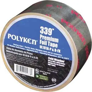 Berry 1087636 Foilastic Aluminum All Purpose Cold Weather Premium Foil Tape