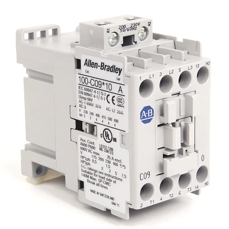 Rockwell Automation 100-C09KJ10 24V 50/60Hz Screw Terminals 9A 1 N.O. 0 N.C. Auxiliary Contact Configuration